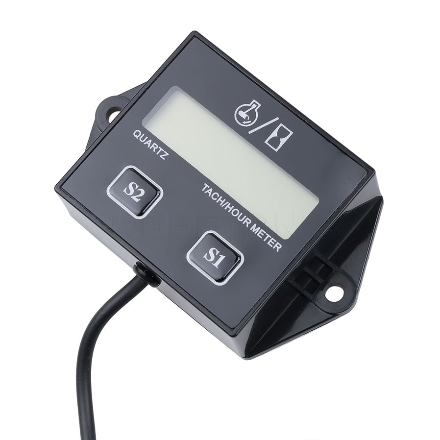 LCD  Tach Hour Meter Tachometer for Outboard..